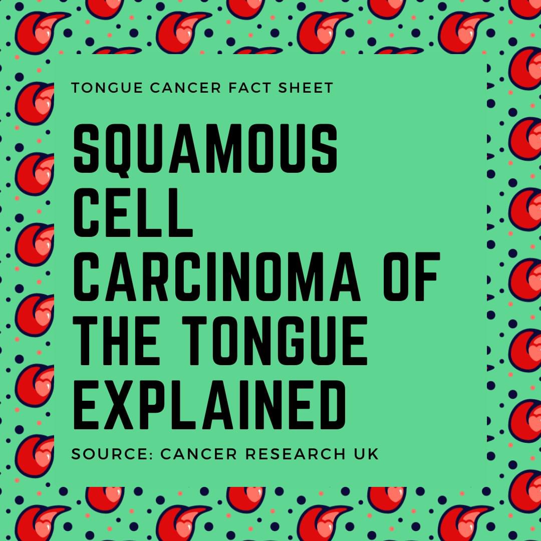 YoungTongues_'s tweet photo. ᴛᴏɴɢᴜᴇ ᴄᴀɴᴄᴇʀ ꜰᴀᴄᴛꜱʜᴇᴇᴛ - Squamous Cell Carcinoma of the Tongue Explained
Please know: You are not alone.
Source: Cancer Research Uk
#TongueCancer #SquamousCell #SCC https://t.co/PeF5LR28aa