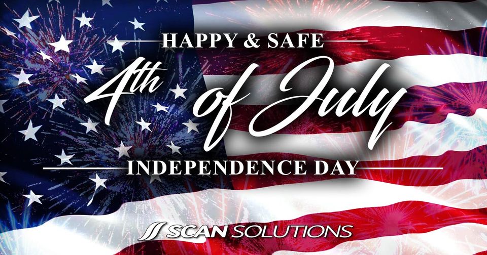 scansolutions's tweet image. From everyone at Scan Solutions, we hope you have a safe and exciting July 4th!!!