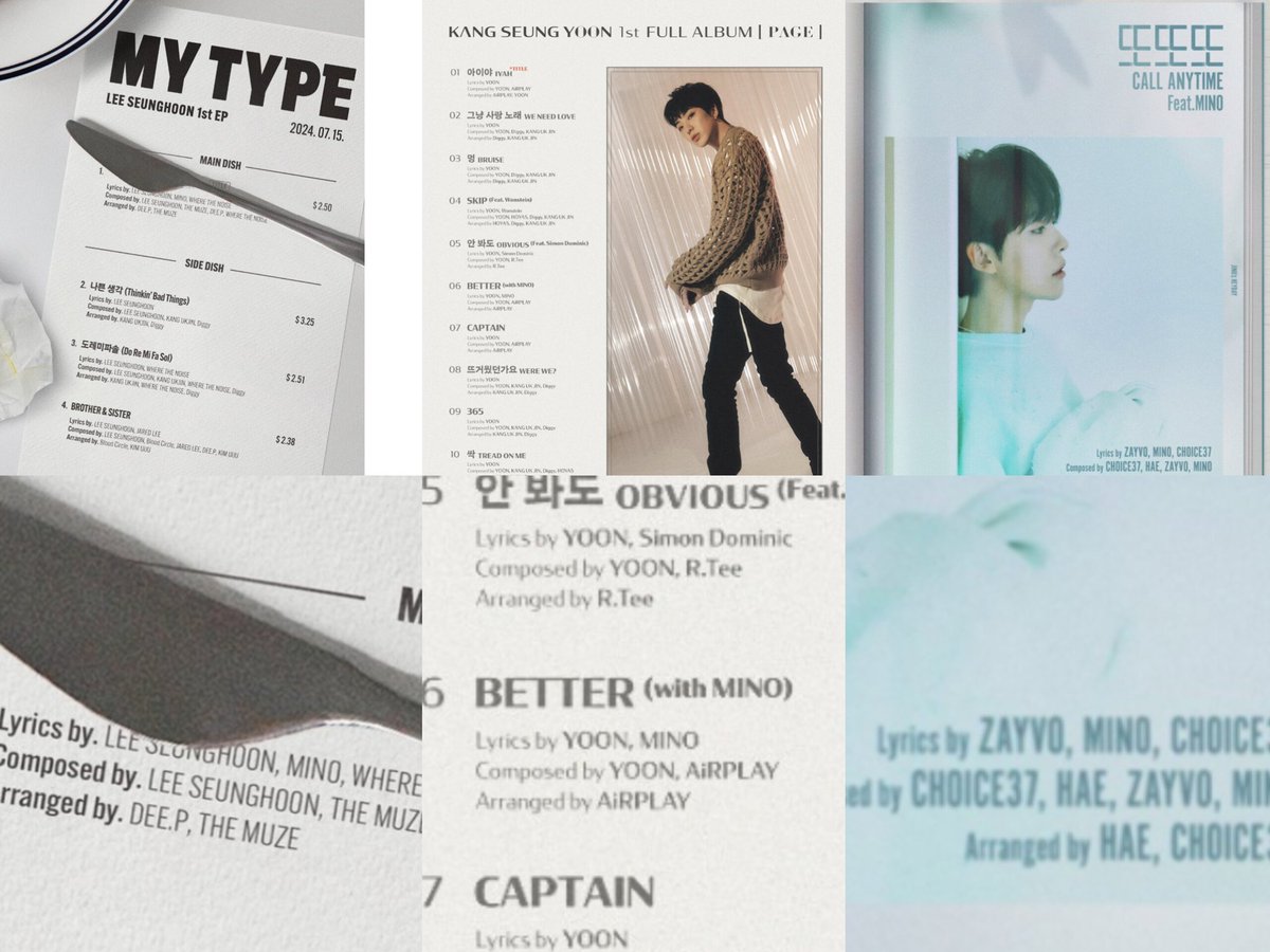OnlyLookAtMino's tweet photo. [‼️] MINO has now participated in the solo debuts of all of his beloved WINNER members !

💙 2019 - Kim Jinwoo Call Anytime 
💙 2021 - Kang Seungyoon Better
💙 2024 - Lee Seunghoon My Type title track

#MINO #송민호 @official_mino_ #위너 #WINNER @yginnercircle 💙 https://t.co/z0jIBuFkHU