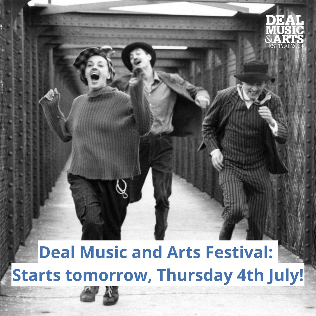 Starts tomorrow! 🎉   

Check the full programme and get your tickets: dealmusicandarts.com/festival