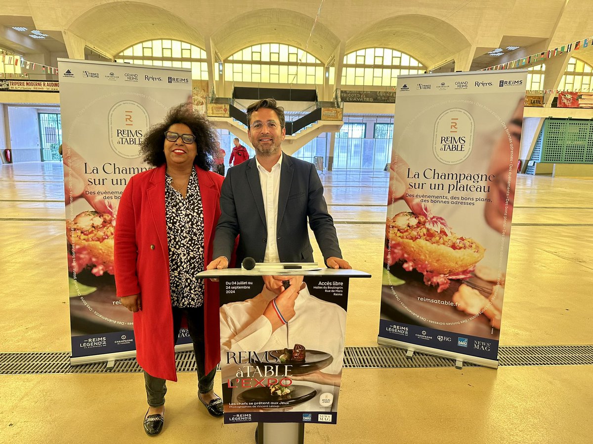 NewsMagChamp's tweet photo. 🍽 Reims à Table L'EXPO ! 🍽
"Les chefs se prêtent aux Jeux" exposition de photos en accès libre 😊👌🏼
📷 Photographies de Vincent Leloup.
📆 Du 04 juillet au 24 septembre 2024.
📍Halles du Boulingrin.
#Reims #ReimsATable #Exposition #Expo #Champagne #Gastronomie https://t.co/SxgTcOKbF6