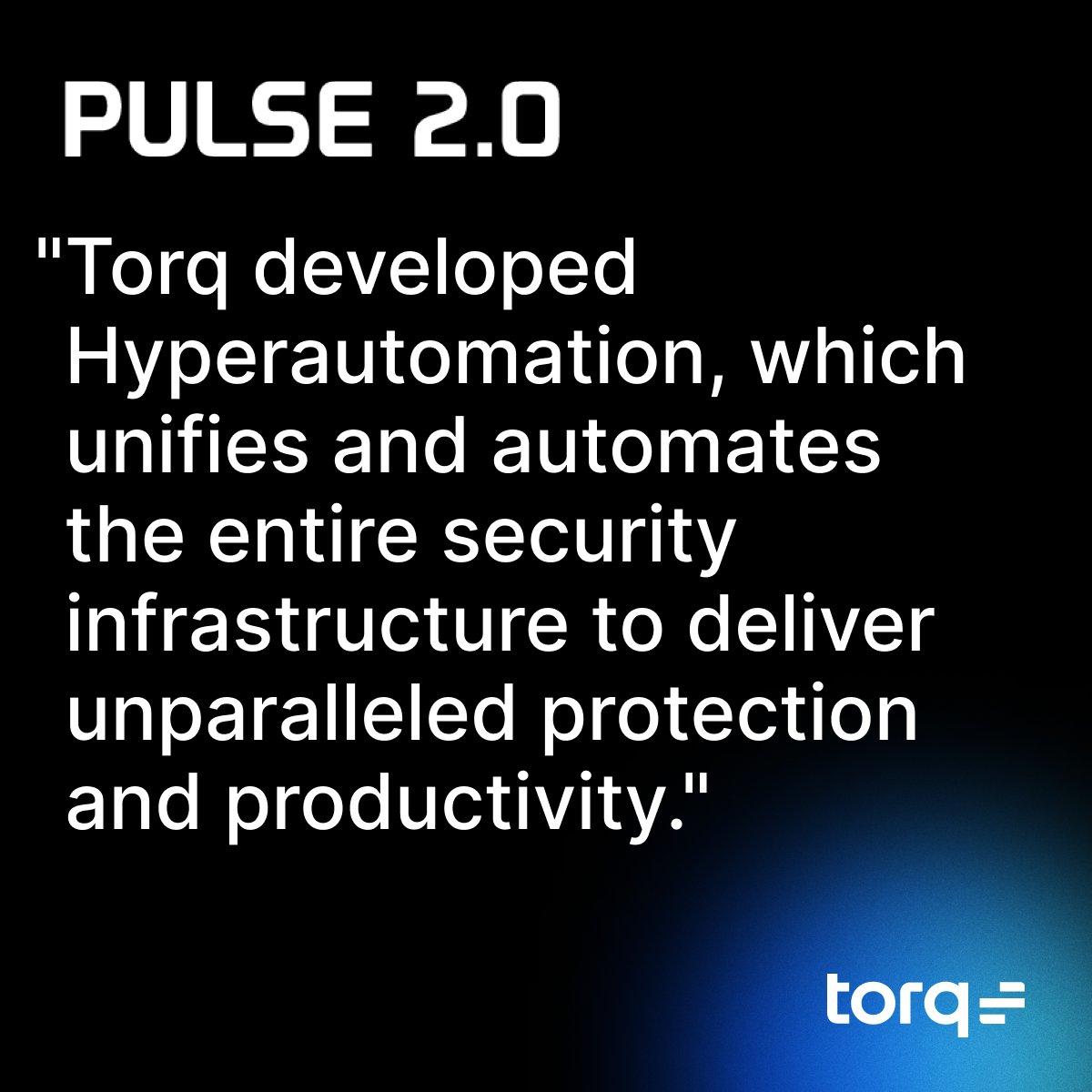 .<a href="/LBelkind/">Leonid Belkind</a>, our CTO and co-founder, sat down with <a href="/pulse2news/">Pulse 2.0</a> to share how Torq pioneered the hyperautomation category and continues moving from strength to strength as enterprises adopt our platform worldwide ✨

Dive into the details, here: bit.ly/3zs61Qr