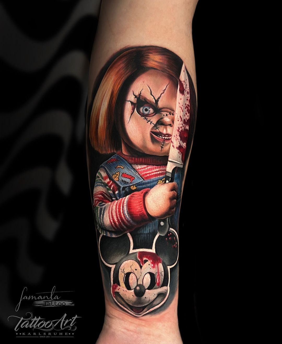Chucky The Killer Doll Tattoos