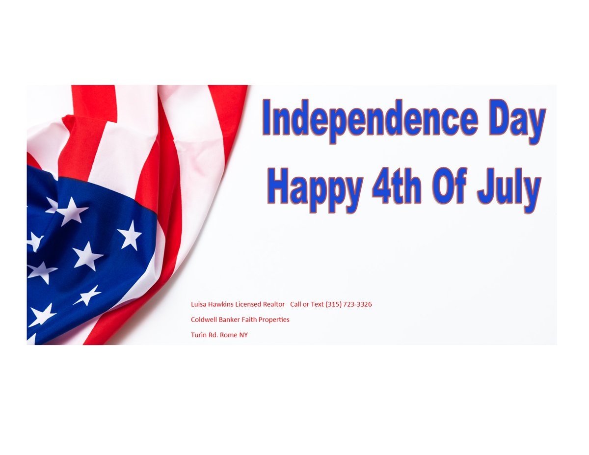 LuisaHawkinsCBF's tweet photo. Happy Independence Day! https://t.co/BjipvKrKlf