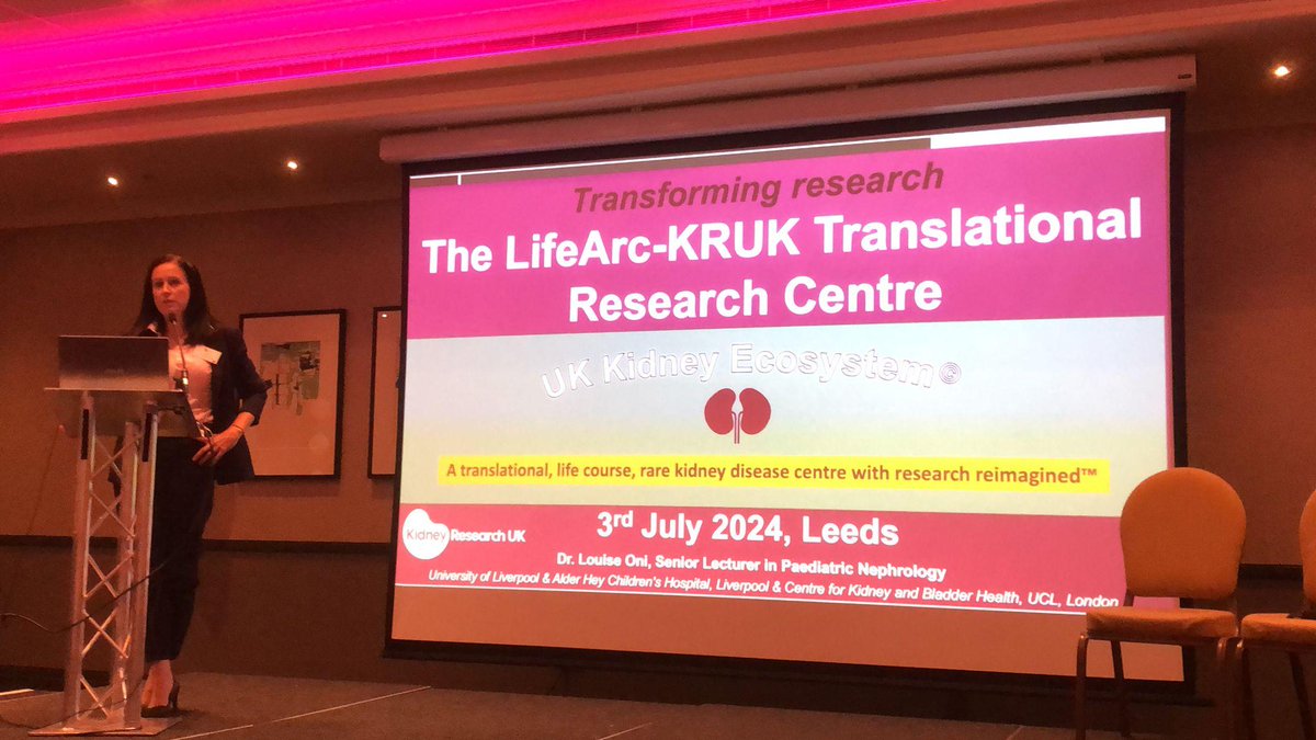 Kidney Research UK (@kidney_research) on Twitter photo An insightful end to the day looking at overcoming the challenges presented by multiple health conditions and rare kidney diseases. <a href="/louise_oni/">Dr. Louise Oni</a> spoke about the urgency of transforming renal research in children and how we can achieve this with LifeArc-Kidney Research UK centre. An insightful end to the day looking at overcoming the challenges presented by multiple health conditions and rare kidney diseases. <a href="/louise_oni/">Dr. Louise Oni</a> spoke about the urgency of transforming renal research in children and how we can achieve this with LifeArc-Kidney Research UK centre.