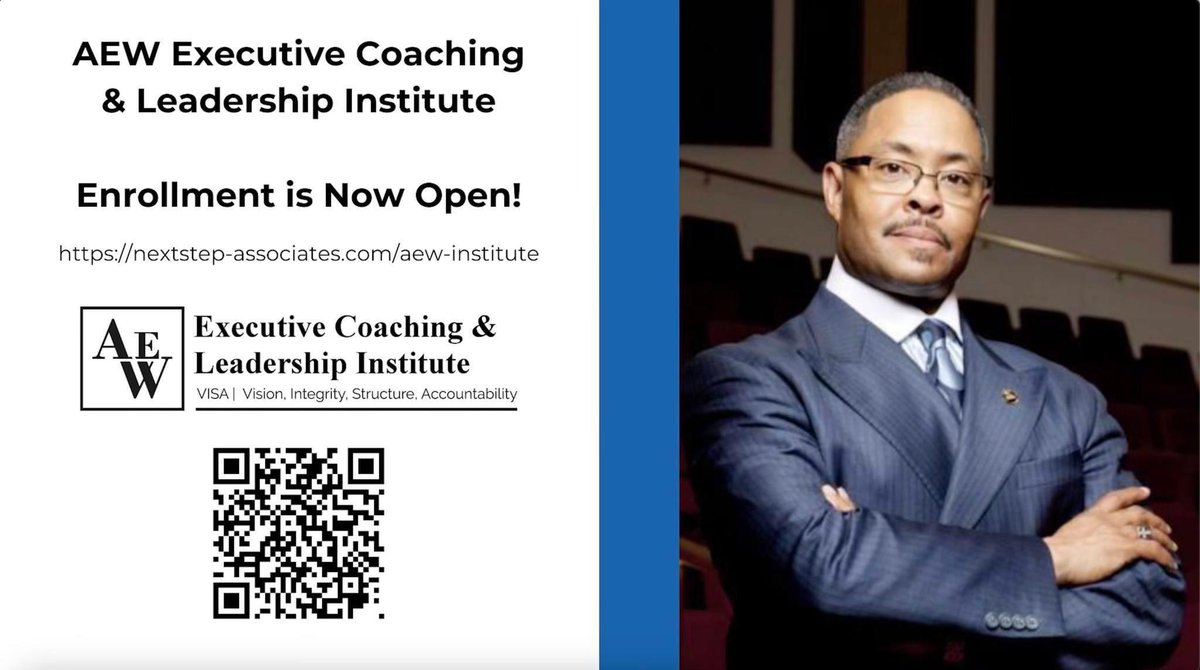 We focus on developing V.I.S.A. leaders at the AEW Executive Coaching &amp; Leadership Institute. What is a V.I.S.A. leader?

For more information about our forthcoming Fall Courses, please visit our website: nextstep-associates.com/aew-institute/

#AEWLeadership #VISALeader