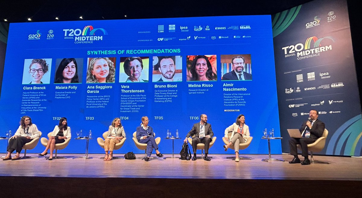 T20org's tweet photo. ❗️🔈 Stay tuned for the synthesis of recommendations from T20 Brasil at the #MidTermConference.
▶️ https://t.co/iwg5RCBWzF https://t.co/TPGdAhJ1pS