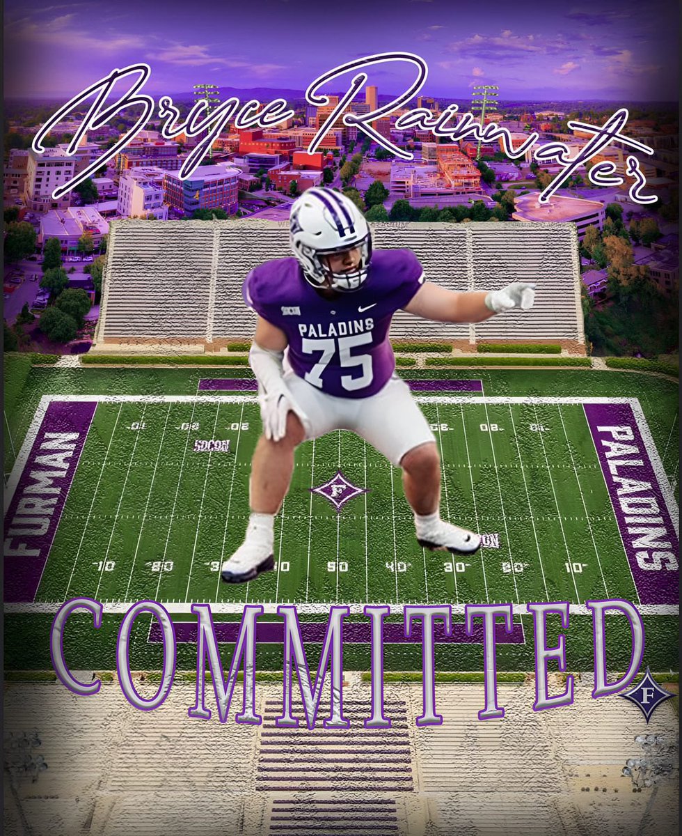 100% COMMITTED!! 🟣⚪️ <a href="/PaladinFootball/">Furman Football</a> <a href="/FUCoachHendrix/">Clay Hendrix</a> <a href="/CoachCutch/">Matt McCutchan</a> <a href="/DrewDudzik/">Drew Dudzik</a> <a href="/justin_roper/">Justin Roper</a> <a href="/CoachNickVerna/">Nick Verna</a>
