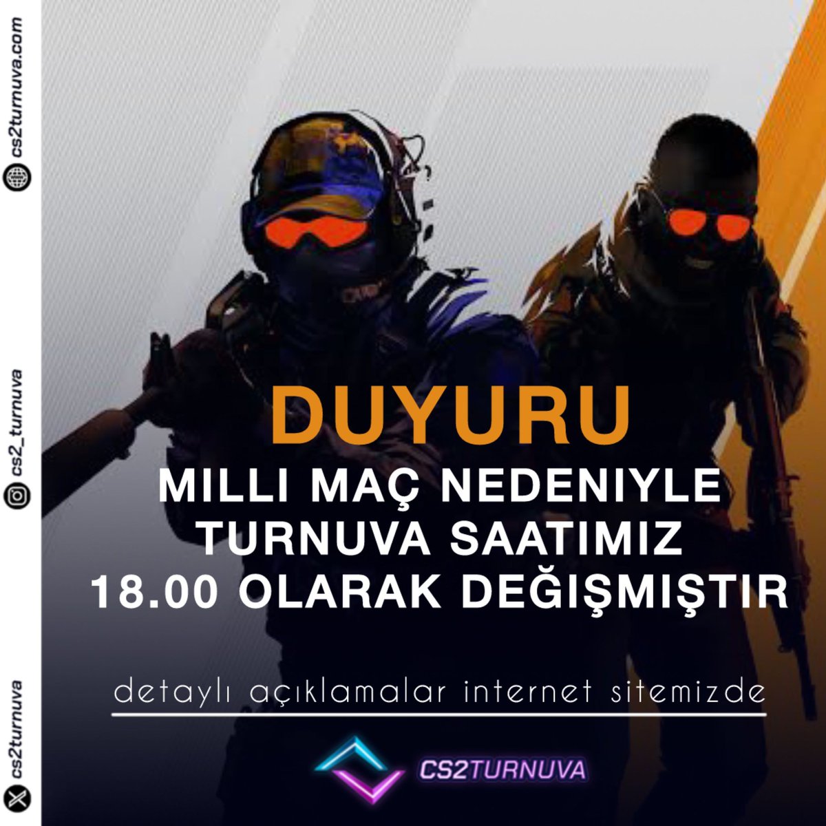 CS2Turnuva's tweet image. ⚠️ DUYURU ⚠️