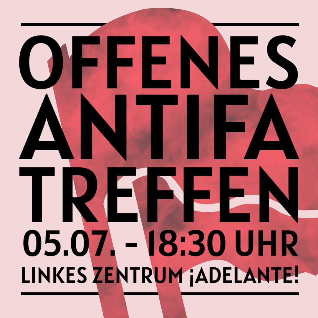 antifafreiburg's tweet image. Am Freitag ist wieder Offenes #Antifa Treffen im LiZ! Kommt vorbei und werdet mit uns gegen Rechts aktiv ✊ bei der Kneipe im Anschluss könnt ihr außerdem schicke Shirts von unserer Siebdruck-AG kaufen. Wir freuen uns auf euch!
