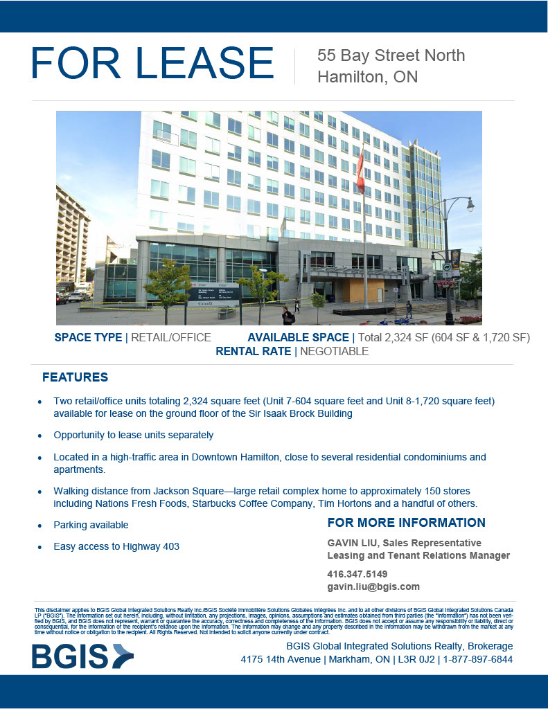 🏢 LEASING OPPORTUNITIES 🏢

For more information visit: zurl.co/Nrqq