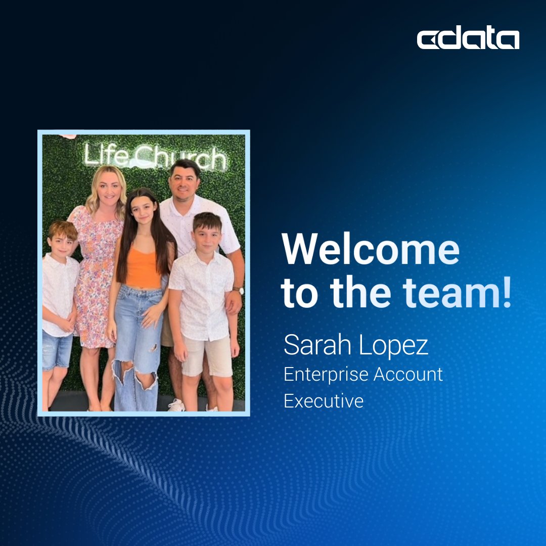 cdatasoftware's tweet photo. Meet our new CData Enterprise Account Executive, Sarah Lopez!

🍔  Her first job was as a roller-skating carhop at Sonic
🎶  Her anthem? "Let’s Go Girls" by Shania Twain
🍂  Fall is her favorite season

Welcome, Sarah!
#newemployeespotlight #workingatcdata https://t.co/R3kokk4HYT