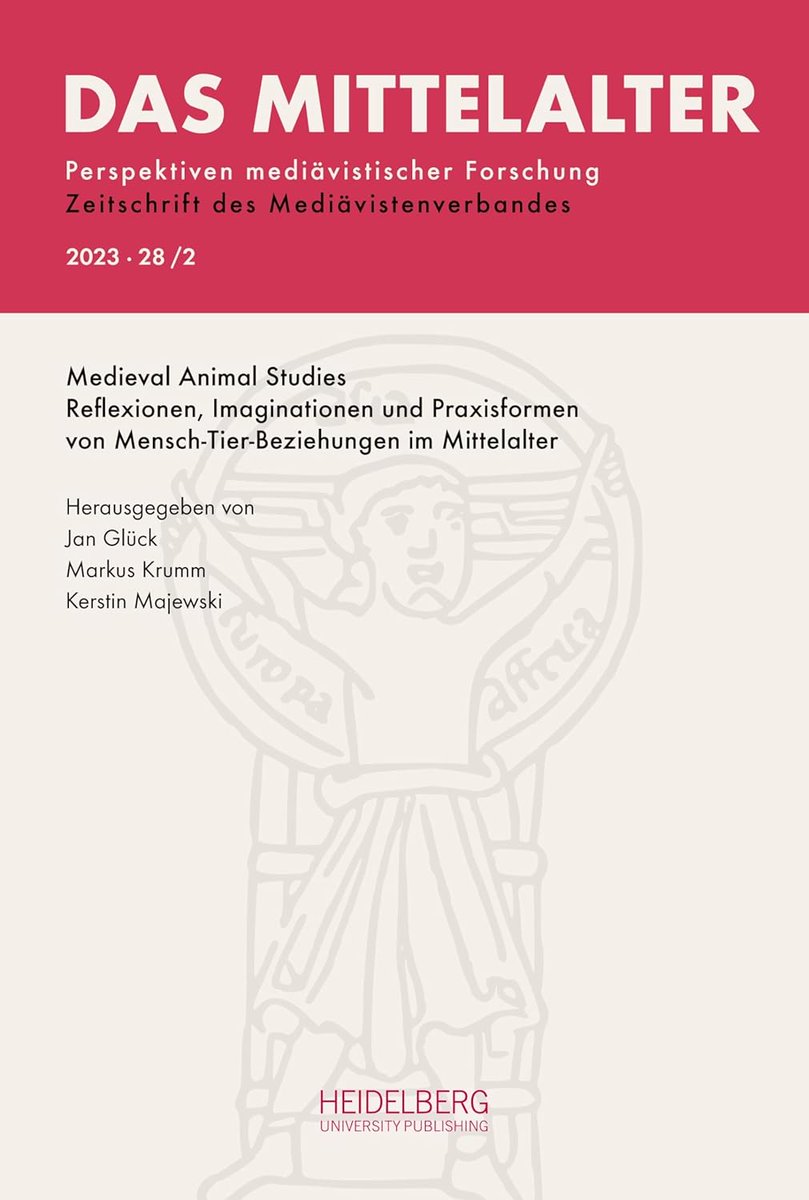 3mKa1's tweet photo. #openaccessmiddleages
Jan Glück, Markus Krumm, Kerstin Majewski: Medieval Animal Studies. Reflexionen, Imaginationen und Praxisformen von Mensch-Tier-Beziehungen im Mittelalter (Das Mittelalter, Volume 28, Issue 2) (2023).
Link:
https://t.co/sy6Nx5r5A2
#medieval https://t.co/TdjaIaZXAP