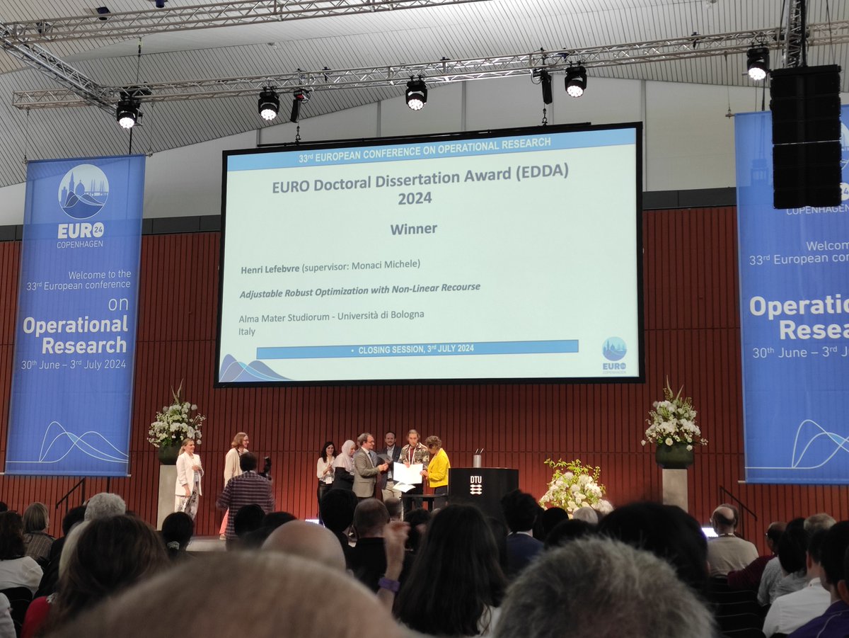 @hri_lefebvre, so well deserved! Congratulations! #orms #EURO2024CPH #EDDA
