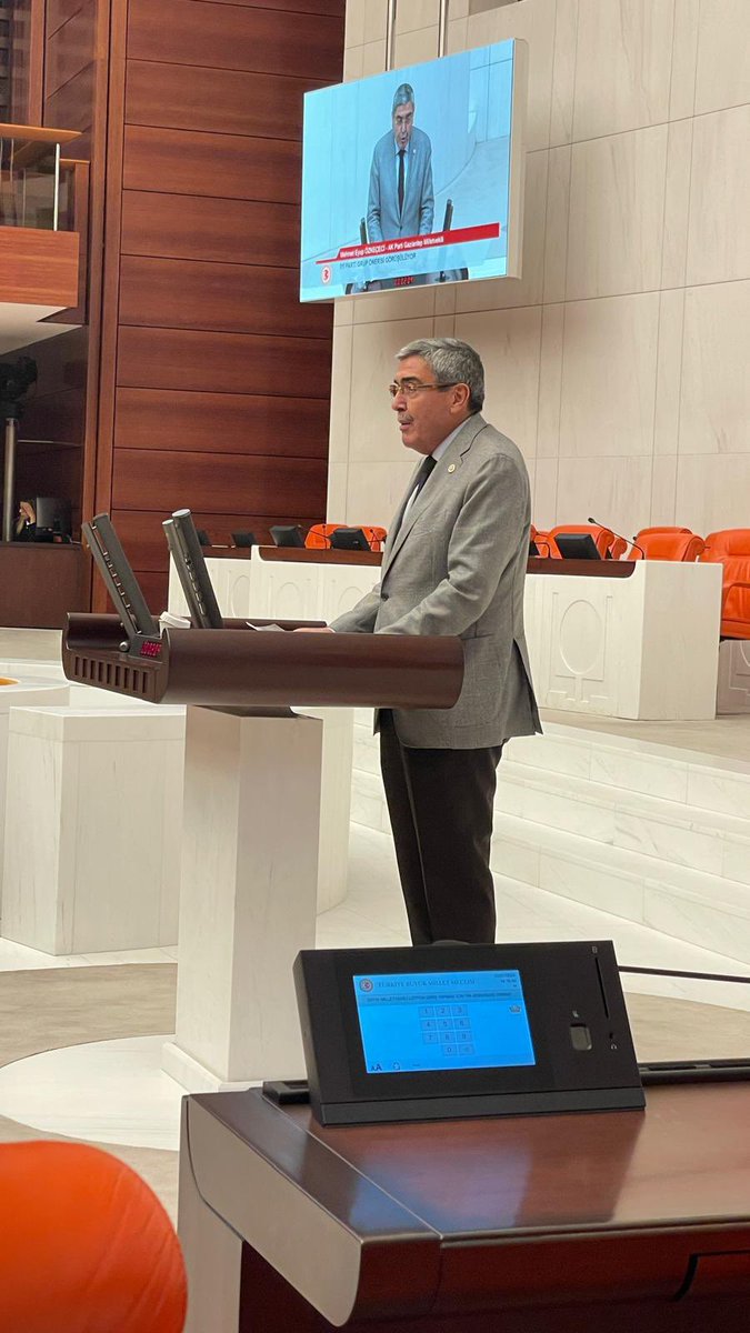 📍TBMM

AK Parti Grubumuz adına, İyi Parti’nin grup önerisi hakkındaki görüşlerimizi TBMM Genel Kurulu'nda belirttik.

Değerli vekillerimize ve bizleri izleyen tüm vatandaşlarımıza bir kez daha teşekkürlerimi sunuyorum. 

Hayırlara vesile olsun inşallah.

<a href="/TBMMGenelKurulu/">TBMM Genel Kurulu</a>