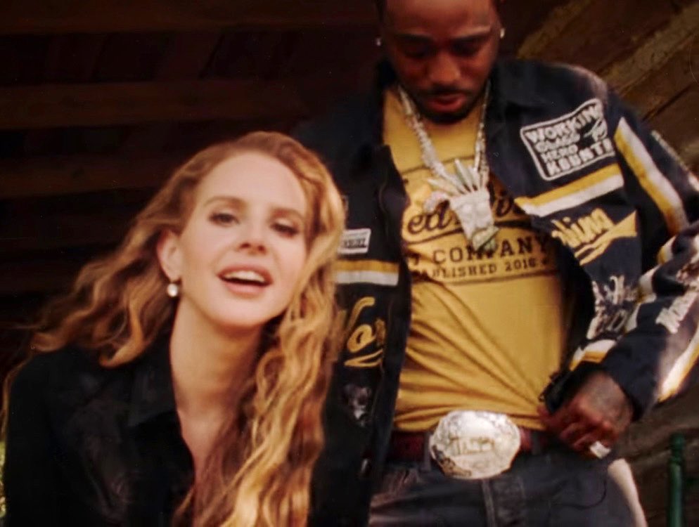 Lana Del Rey &amp; Quavo for ‘Tough’ 💛🌾