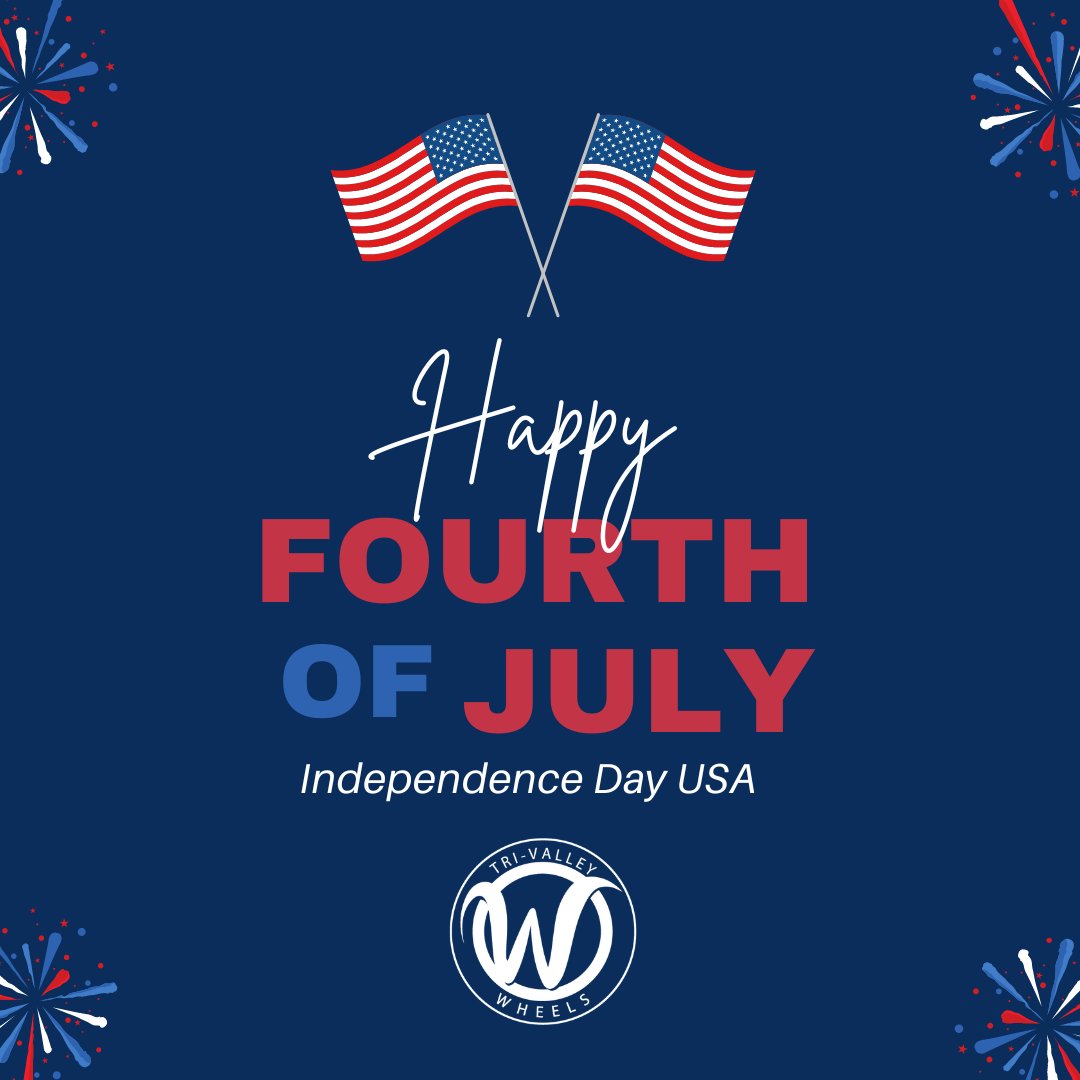 wheelsbus's tweet image. Happy 4th of July from Wheels Bus!

Wishing everyone a safe and happy Independence Day! Whether you’re headed to fireworks, a BBQ, or spending time with loved ones, we’re here to get you where you need to go.
#Happy4th #IndependenceDay #WheelsBus #CelebrateSafely