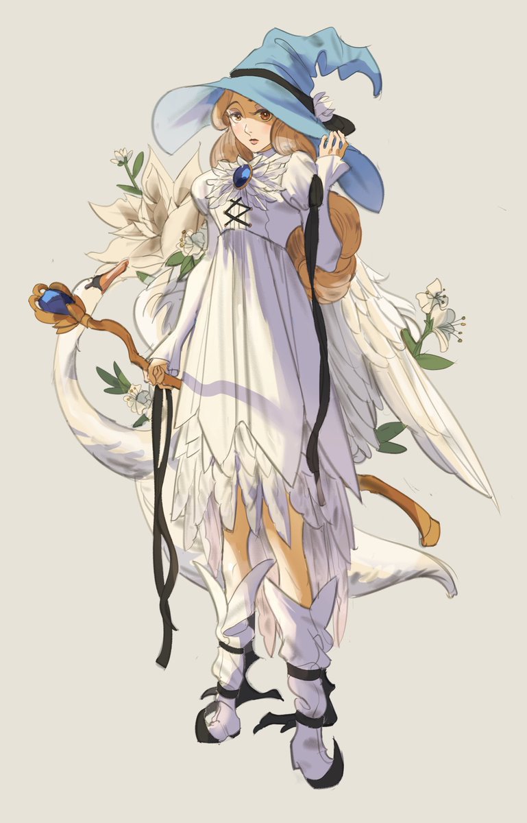 「swan witch」|cath 👁👄👁 @ sakuracon aaのイラスト