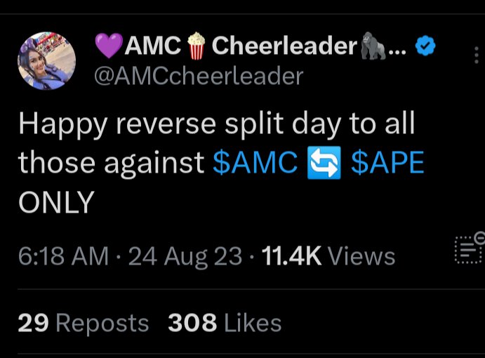 AMCHOTC's tweet photo. Another person celebrating the theft of retail investors through 'Project Popcorn.' 
$amc $gme $mmtlp $muln $bbby.  #stockmarket #fraud #securitesfraud. https://t.co/8T3IArmqlY