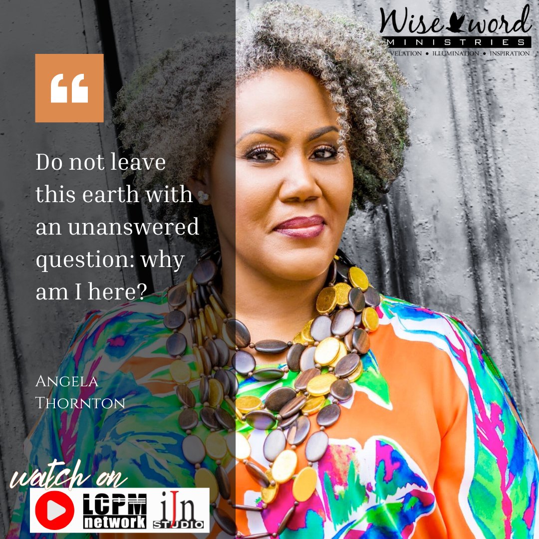 ijn_studio's tweet photo. Watch Wise Word with Angela Thornton on YouTube at https://t.co/VFhaoVBVtk

#Identity #SpiritualJourney #DivinePlan @WiseWord #AngelaThornton #LCPMNetwork #iJnStudio https://t.co/ZvsgN5DoC3