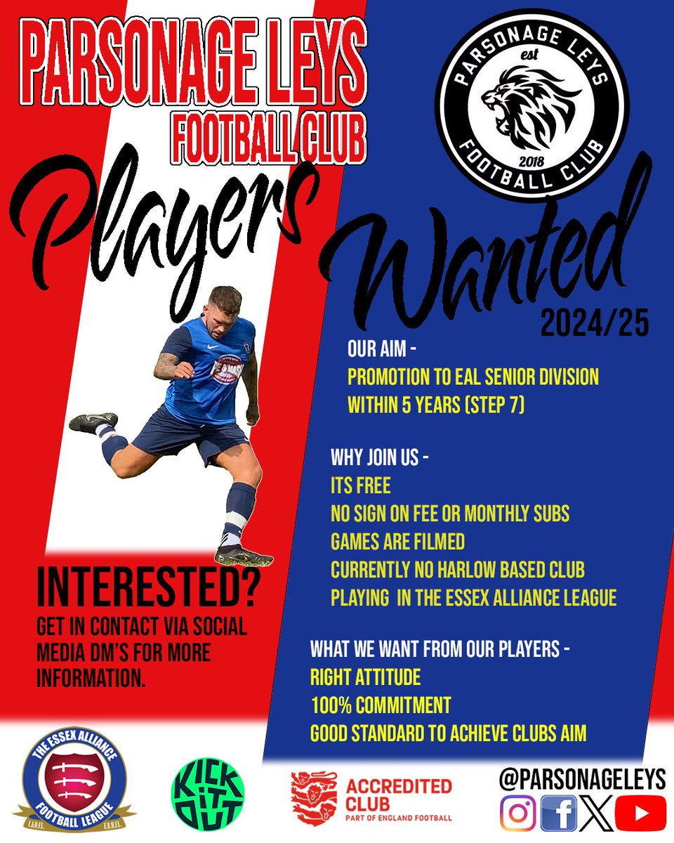 Parsonage Leys F.C. tweet media