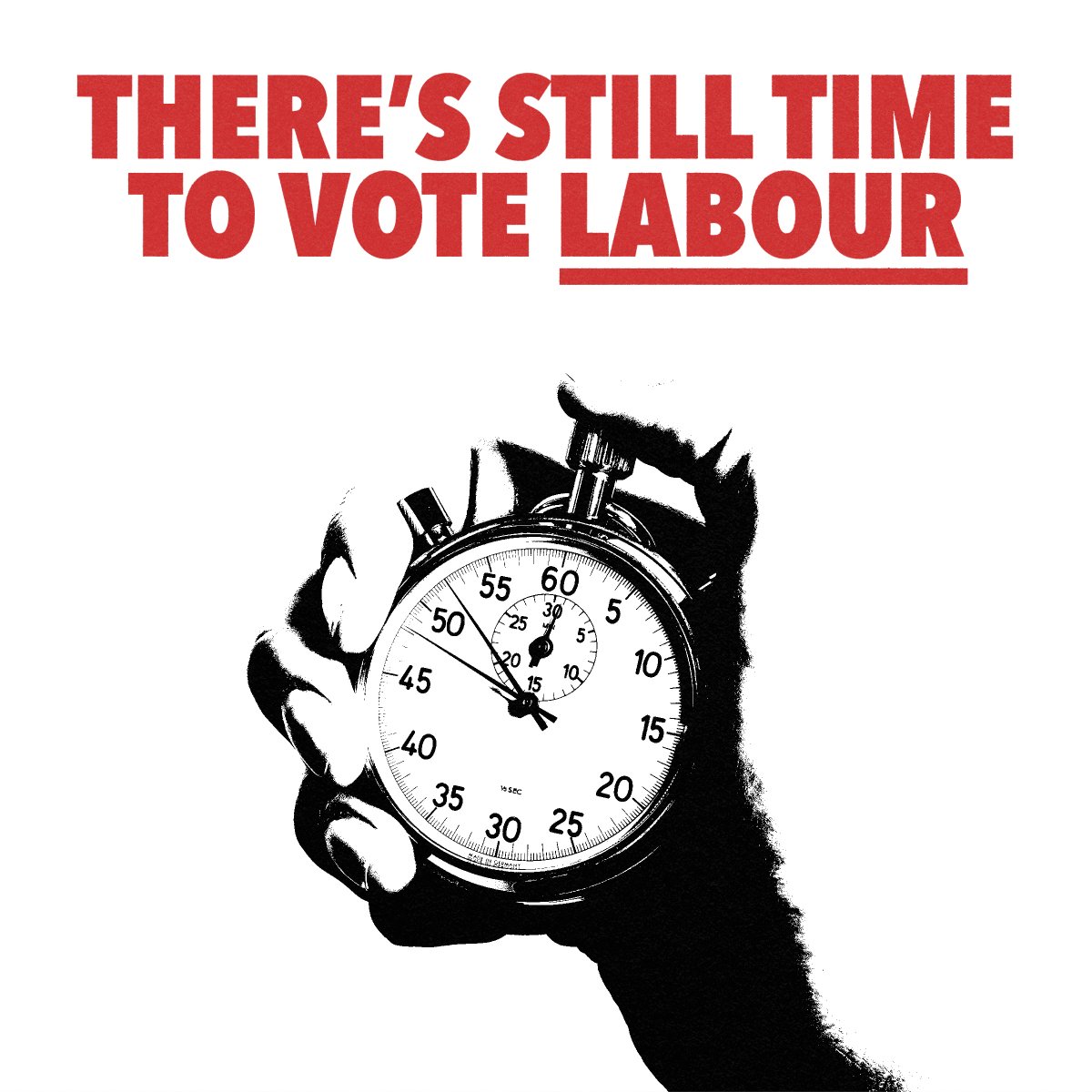 Don’t miss your chance to vote for change. 

This election will be close.