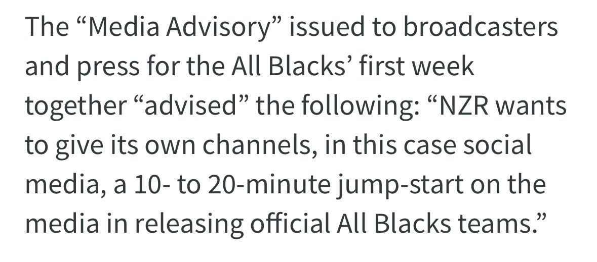 staggered by this as reported by <a href="/nzherald/">nzherald</a> … real tinpot dictatorship stuff from NZ Rugby
