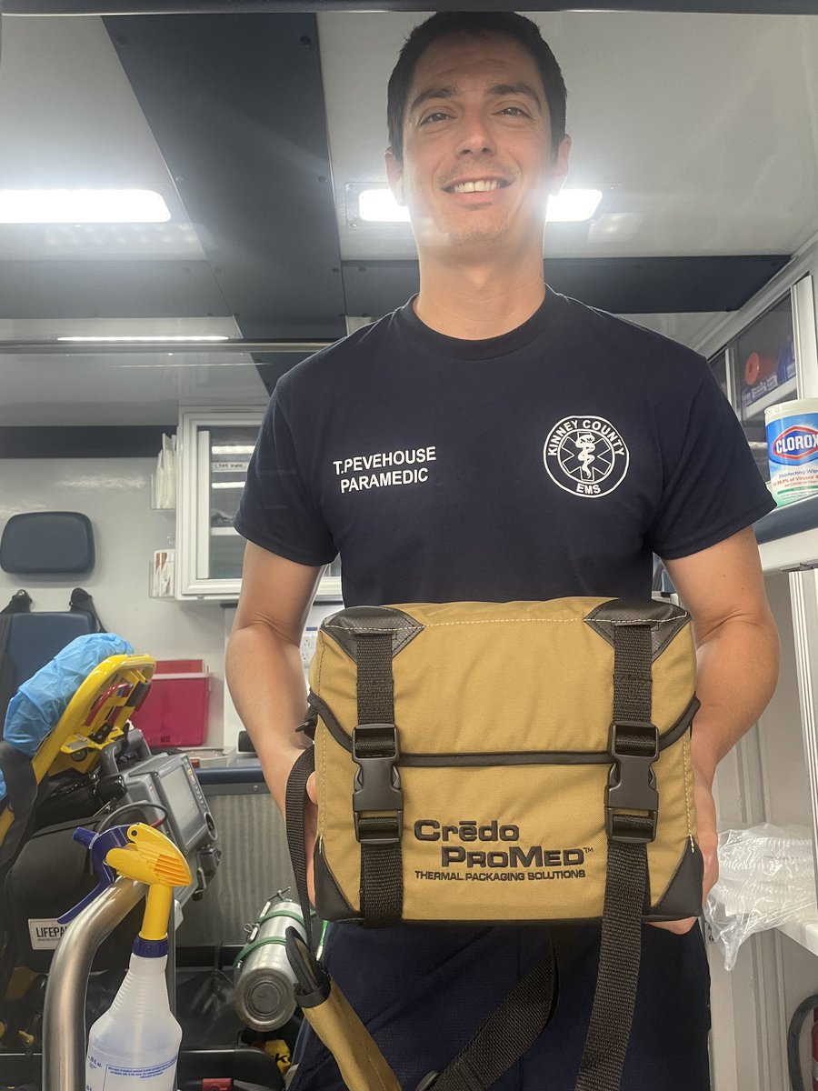 Congratulations to Kinney County EMS! 

Kinney County is the latest agency within the <a href="/STRAC/">STRAC</a> region to be carrying pre-hospital Whole Blood 🚑🩸

This agency is the 27th in our region to carry whole blood, increasing our regional total to 56 units available in the field.

#LTOWB