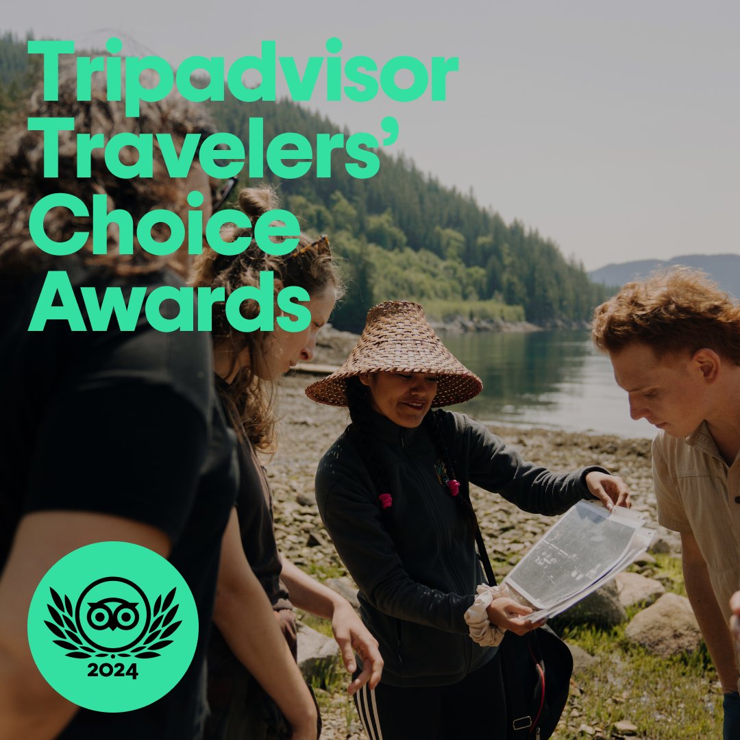 We're excited to share that Homalco Wildlife and Cultural Tours has been honored with the Travelers’ Choice Award for 2024! 🏆✨ This prestigious recognition places us in the top 10% of all listings on Tripadvisor, a testament to our unwavering commitment to tourism excellence.