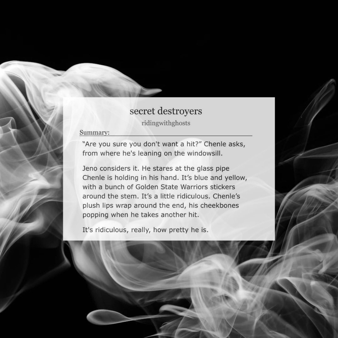 secret destroyers 

🌩️ jenle
🌩️ 5.4k words, explicit 
🌩️ archiveofourown.org/works/57103201