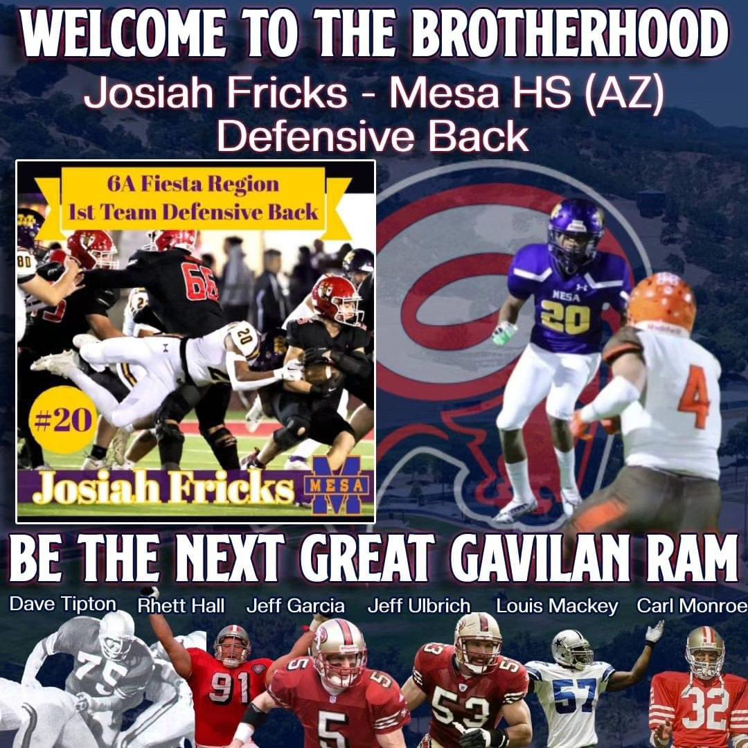 Mesa_FB's tweet photo. Congratulations to @jaroi_hardwick and @JosiahFricks on continuing their education and football career at @GavilanRamsFB 
#BAM #CarryOn #WeAreMesa @MesaHSathletics @CoachKlecka @AZHSFB https://t.co/U4nsuoCbTU