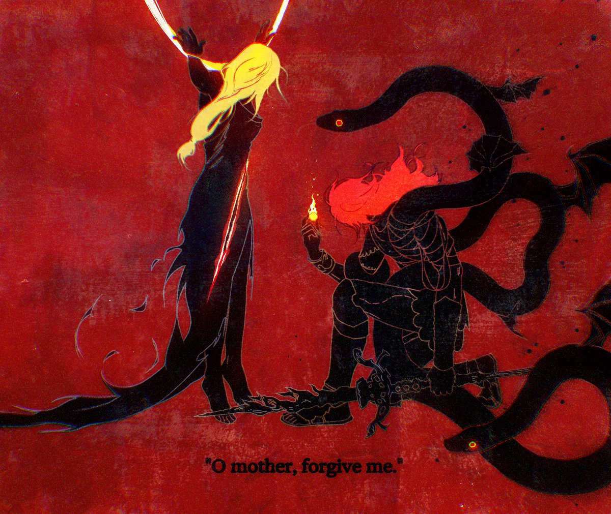 zephybite's tweet image. marika &amp;amp; messmer
#ELDENRING #EldenRingDLC