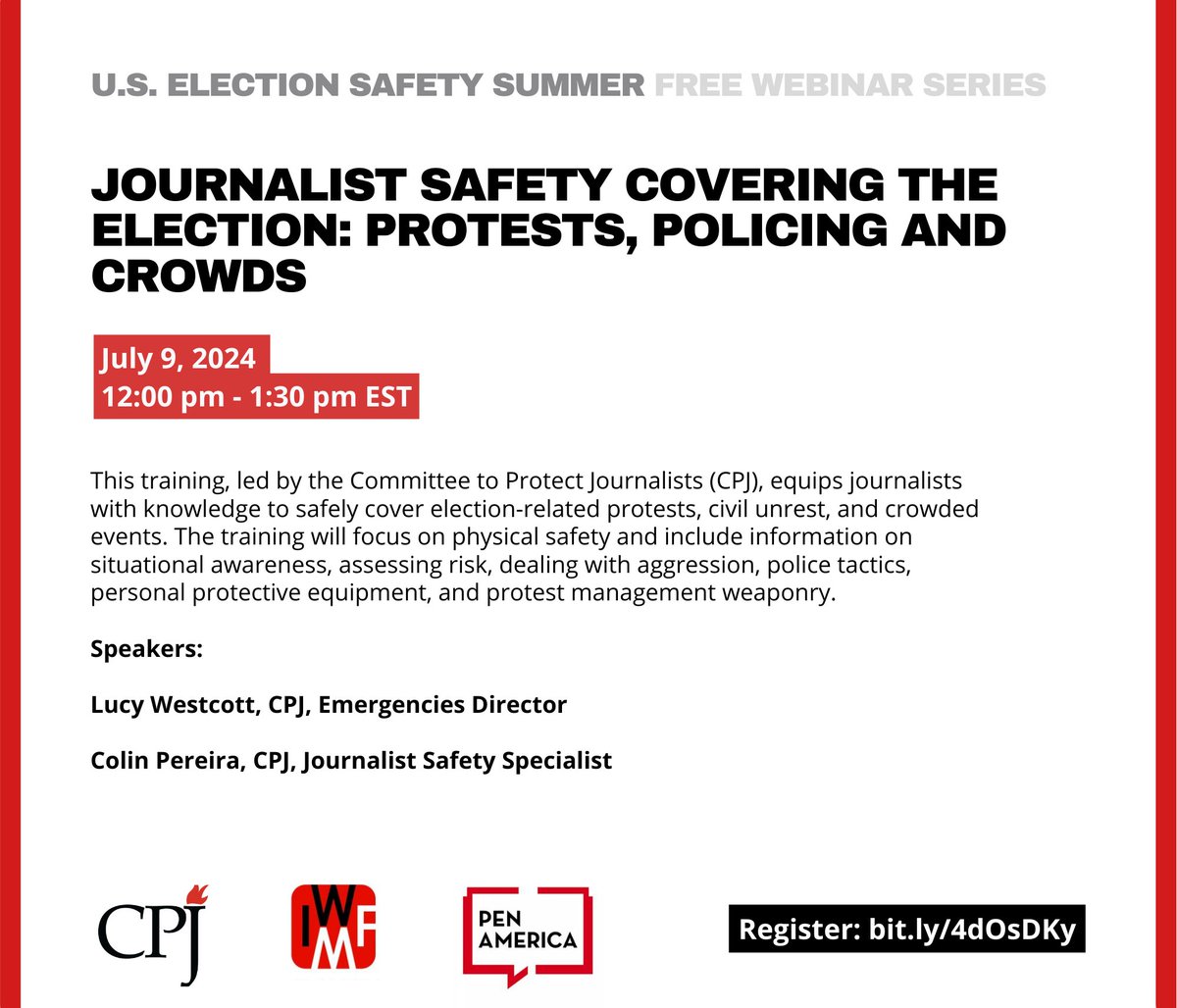 Committee to Protect Journalists tweet media