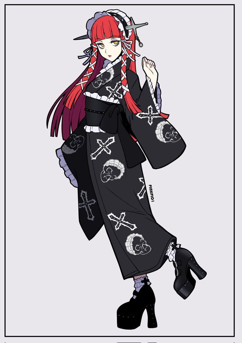 I saw this yukata and immediately thought of Chidori

#ペルソナ3 #Persona3 #ChidoriYoshino