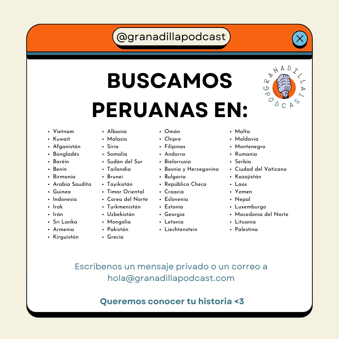RandomAnaG's tweet image. Amiguis, me faltan 10 peruanas para mi objetivo de este año, háganme el favor y RT 😩😩😩
Cc. @blogdenotas @AleGarboza @pacofloresc @alejacrcu @analuciard @PeruPlataformas @Opems_Upch @patriciov @TownsendAnel @m_migracion @conectmigrante @MigrantVoiceUK