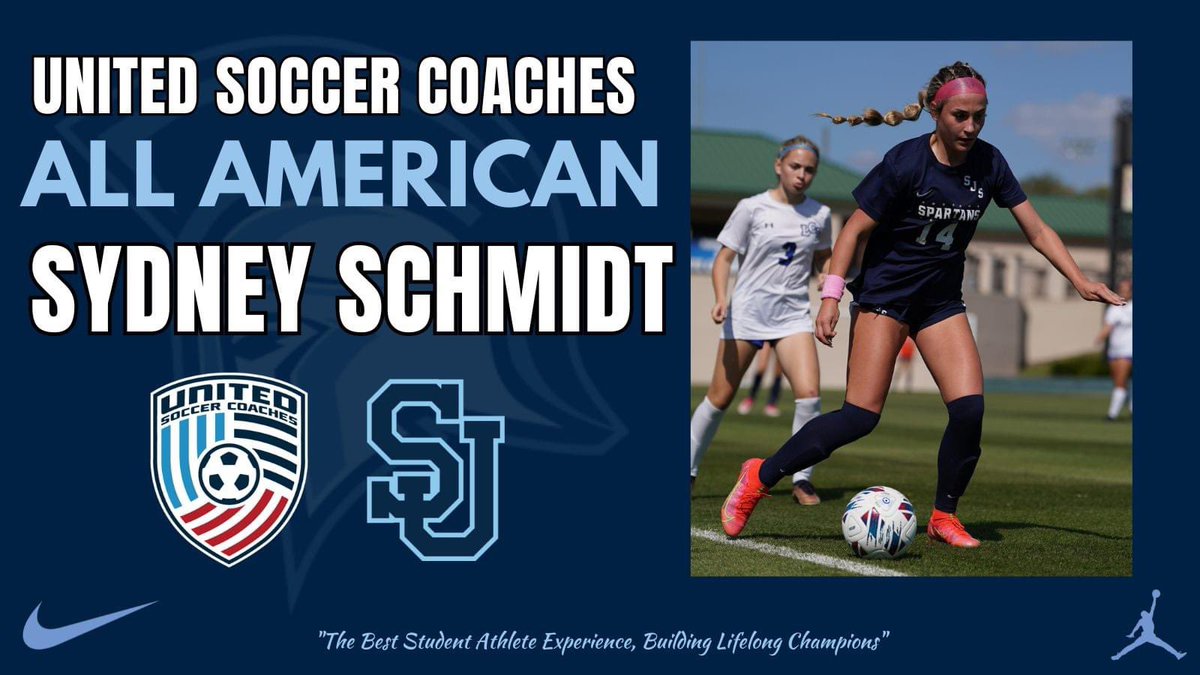 John Sgromolo, CAA (@coachsgromolo) on Twitter photo ⭐️ALL AMERICAN ⭐️
Congratulation to St. Johns Women’s Soccer Player Sydney Schmidt on being named an ALL AMERICAN by the United Soccer Coaches! <a href="/UnitedCoaches/">United Soccer Coaches</a>
<a href="/sjcds/">St Johns Country Day School</a> x <a href="/sjcdsathletics/">St. Johns Country Day School Athletics</a> ⭐️ALL AMERICAN ⭐️
Congratulation to St. Johns Women’s Soccer Player Sydney Schmidt on being named an ALL AMERICAN by the United Soccer Coaches! <a href="/UnitedCoaches/">United Soccer Coaches</a>
<a href="/sjcds/">St Johns Country Day School</a> x <a href="/sjcdsathletics/">St. Johns Country Day School Athletics</a>