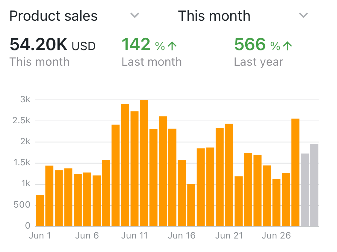 June was my best month yet. Might be a few months before I top this, too much old medical debt to handle to push as hard but happy I can make those payments. 

Success is building, only a matter of time.