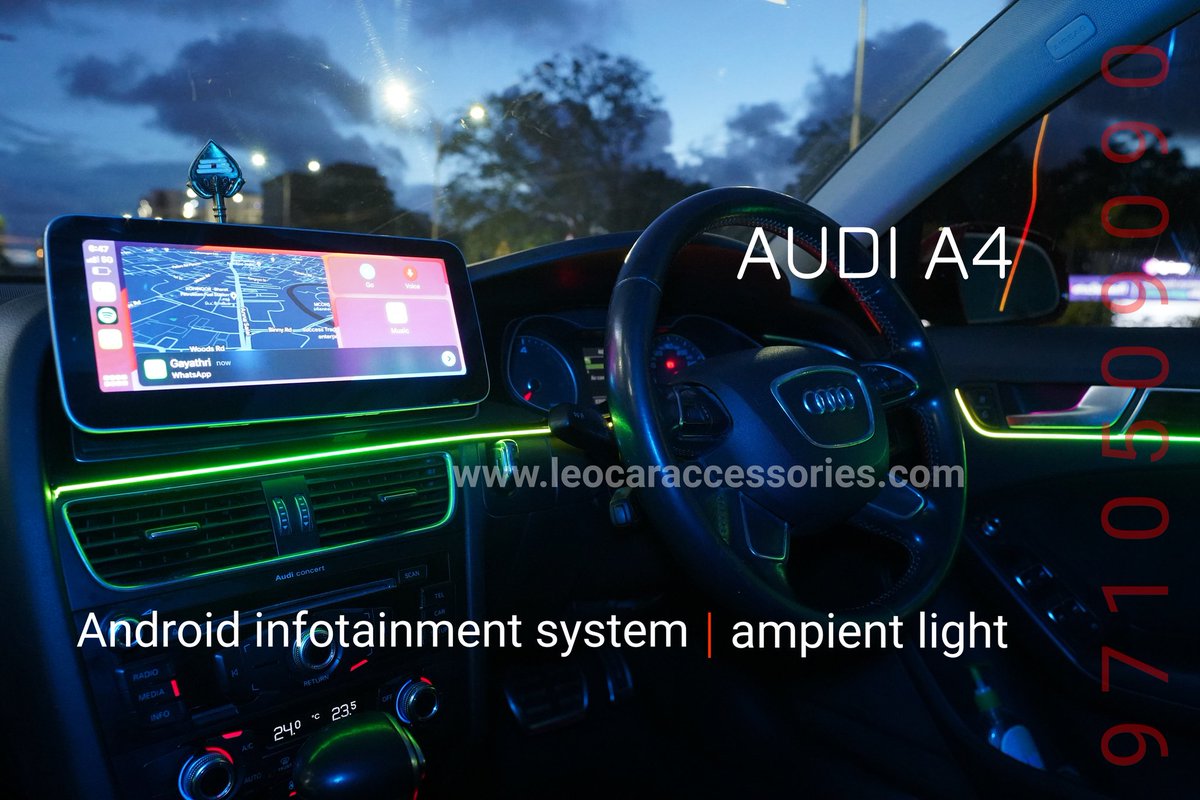 leocaracx1's tweet image. Audi A4 Android infotainment system and ambient light installed at @leocaracx1 chennai
#leocars #audia4 #carandroidsystem #audiA6 #chennai #caraccessories