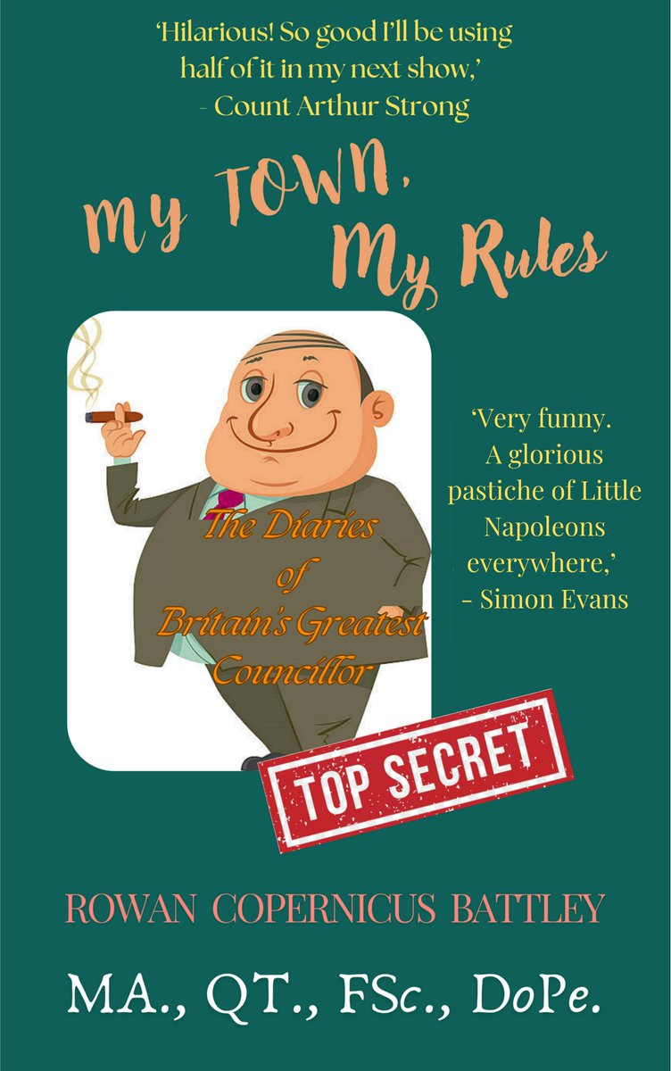 Coming soon from a bookshop near you, my bumper omnibus of ribald bon-mots from the municipal genius that is <a href="/CllrBattley/">Councillor Rowan Battley</a>. Out August 1st from Everyman Humour.