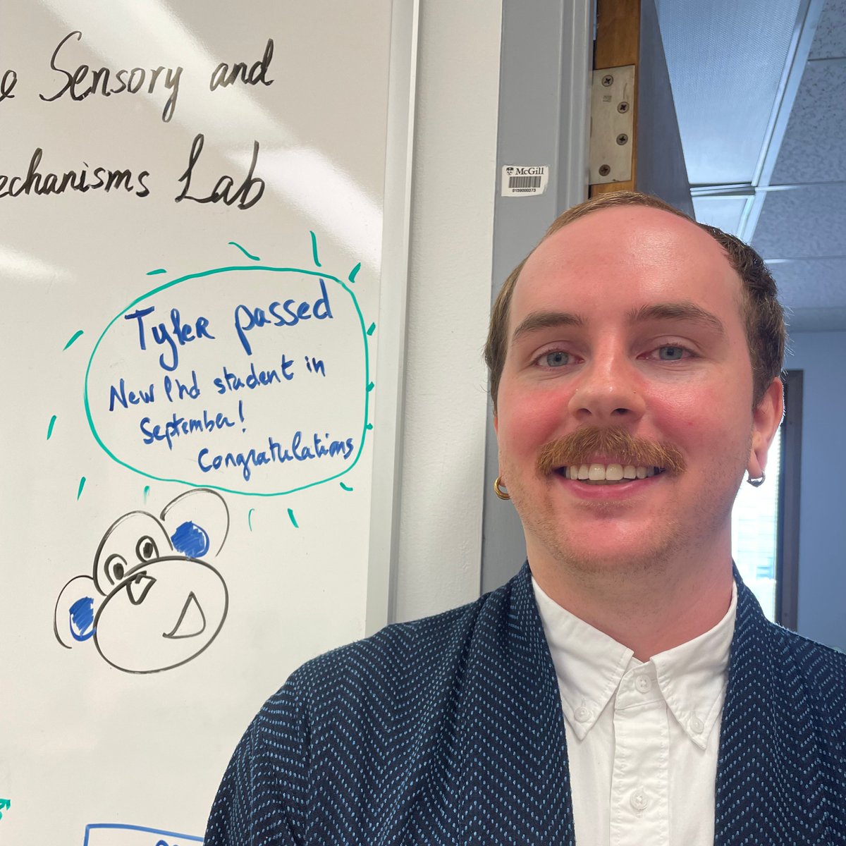 Big achievement for the SSBM lab today. Tyler Cook, the first trainee who joined the lab has successfully passed his candidacy exam and will be official a Phd candidate as of Fall 2024. Huge congratulations Tyler, such a great job,  you can be proud of you!