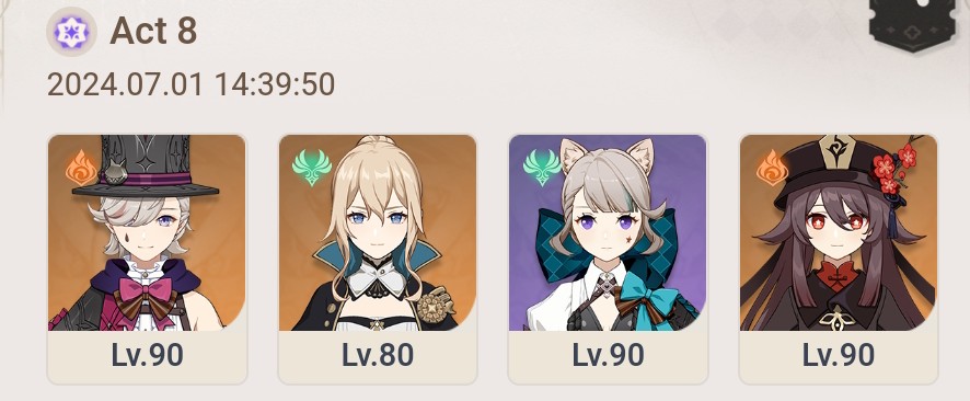 matchamuffin_'s tweet photo. @4YELAN Literally my last team... My other options were Keqing and Alhaitham. Could've been worse but really thought I was done for lol https://t.co/W1QW7jItjC