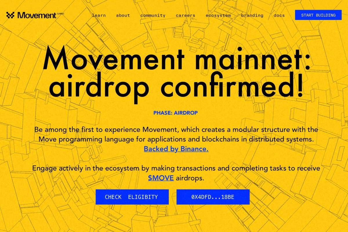 Confirmed airdrop Movement backed by Binance!🚨

Total invest amount in $MOVE is $41M.
New activities added. Deadline is in 3 days.

Cost - $0
Profit - $6,000+
Time - few mins

here's a detailed guide 🧵