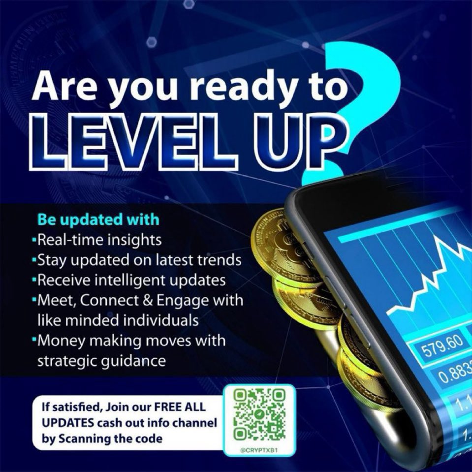 dejiabubakar's tweet image. Are you prepared to #LevelUpnow? When you sign up for the channel, you can get real-time insights and remain informed about the most recent market trends. Join now