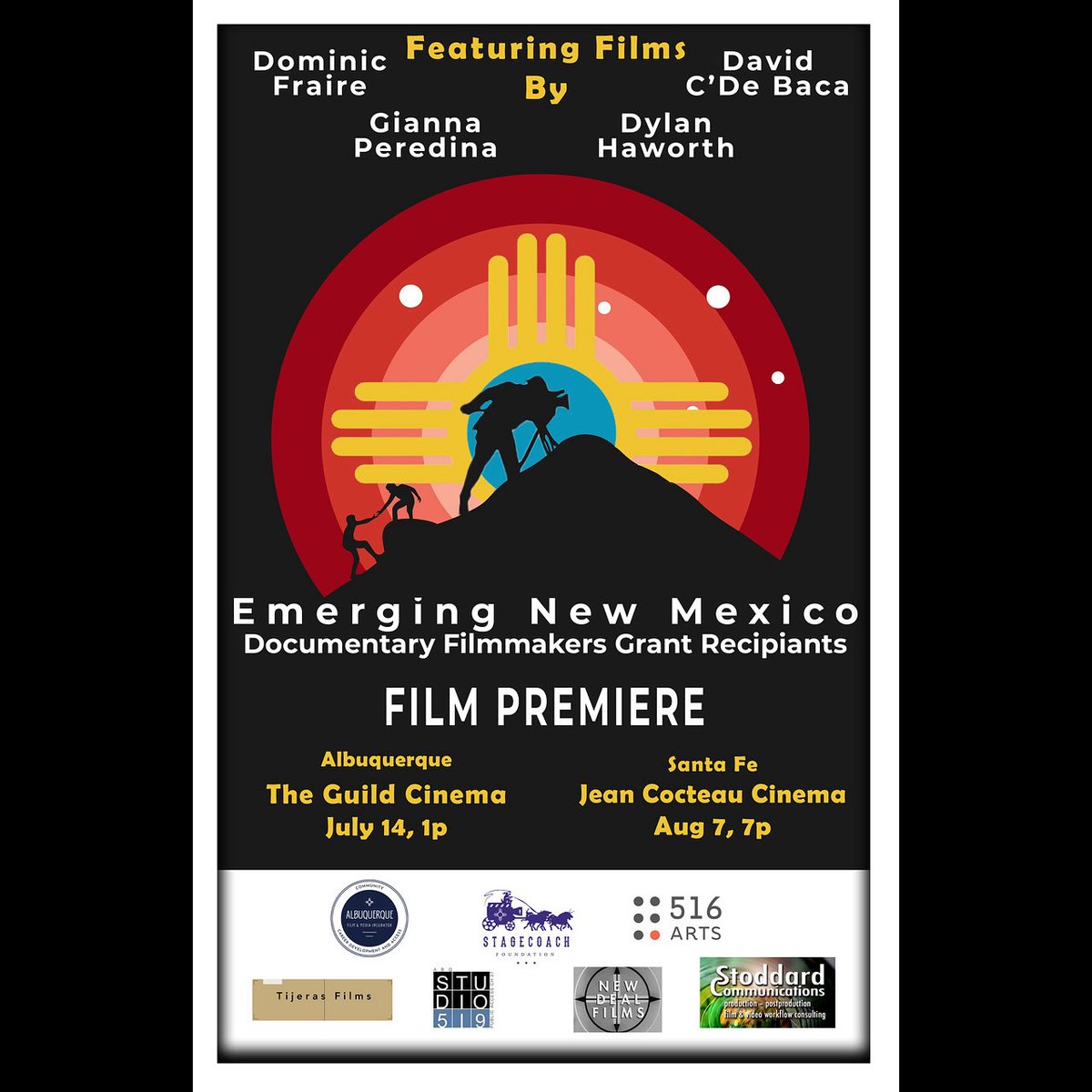 UNMFilm's tweet photo. Congratulations to four of our recent graduates (Dominic Fraire, Gianna Peredina, and Dylan Hayworth) who were awarded grants from the Emerging New Mexico Documentary Filmmakers Grants Initiative this year! @UNMfinearts https://t.co/UMnEN9r0DQ