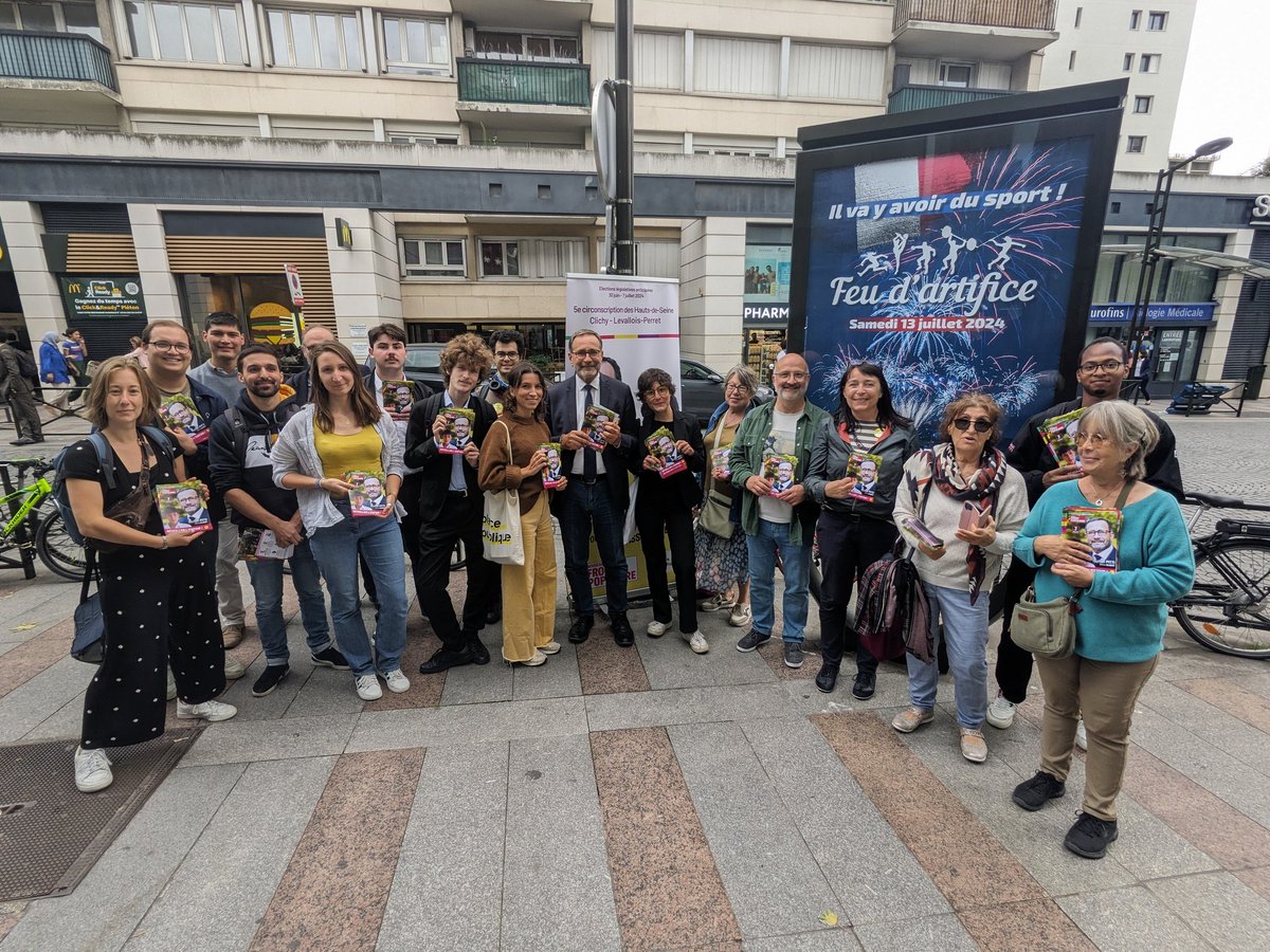 Sur le terrain à Levallois la campagne du 2nd tour continue avec les militants ! 

Nous sommes tous les jours plus nombreux à nous mobiliser pour réveiller l'espoir 🔥