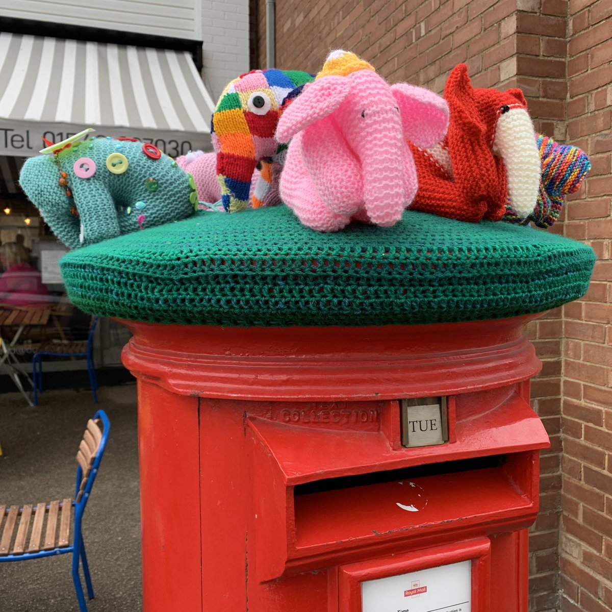 Spotting something elephant related is becoming a regular occurrence on our lunch breaks 🐘

Yesterday we scanned our first elephant on the app, &amp; today spotted this beautiful ele-creation on the village post box! 📮

Who knows what tomorrow will bring 🧡