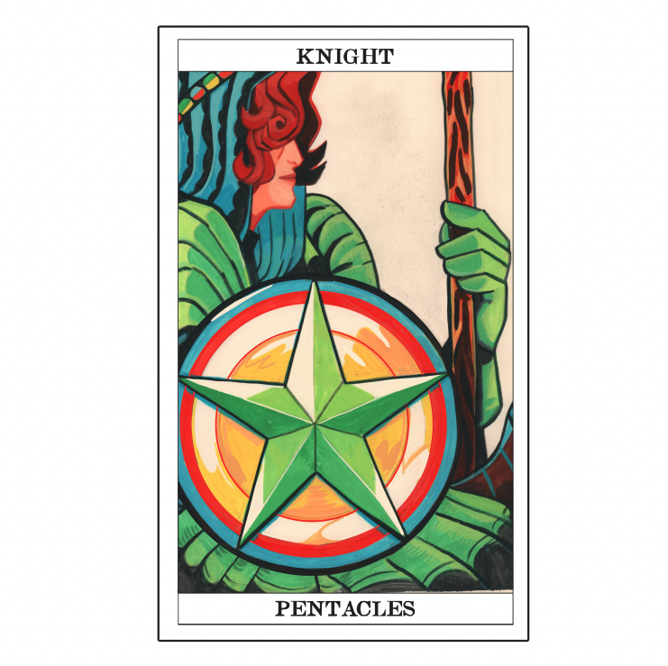 Still working on my tarot deck. The Court is underway 