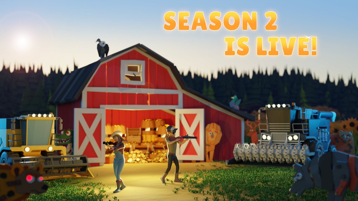 DeFi_Land's tweet photo. 🎉🚜Farmers, get ready!
DeFi Land Season 2 is here with a brand new leaderboard, lasting 3 months and restarting automatically.
Climb to the top and earn amazing rewards! Also GOLDEN RAFFLE and $BONK Events will begin soon. Here’s what’s new in this season’s patch notes: 🧵👇