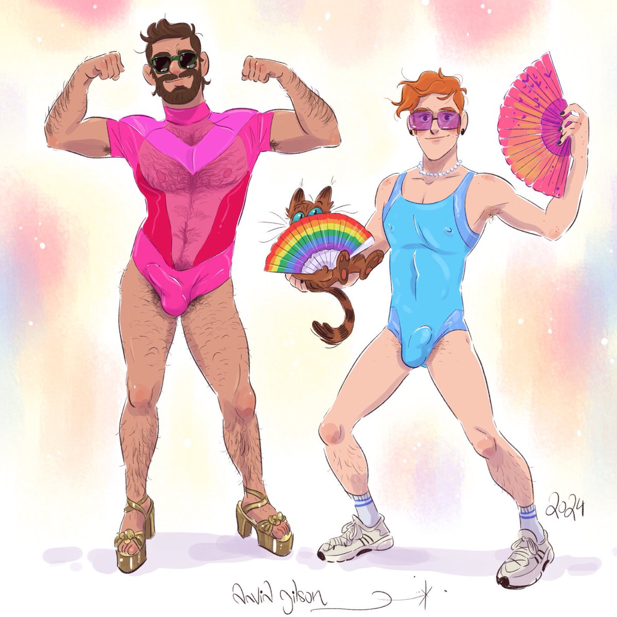 LePrinceKido's tweet photo. Je crois que la dernière Marche des Fiertés m’a bien inspiré ! 
🙈😅🌈💗
#marchedesfiertes #unminetpourmatou #davidgilson https://t.co/aStjrcvvqN