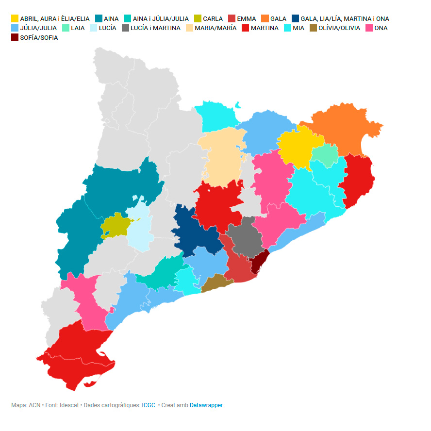 socpetitcat's tweet photo. El noms més popular de nenes i nens per comarca el 2023
https://t.co/J8yd6SKPkP
#noms #bebès #comarques #popularitat #Catalunya https://t.co/TyZXH60Rl9